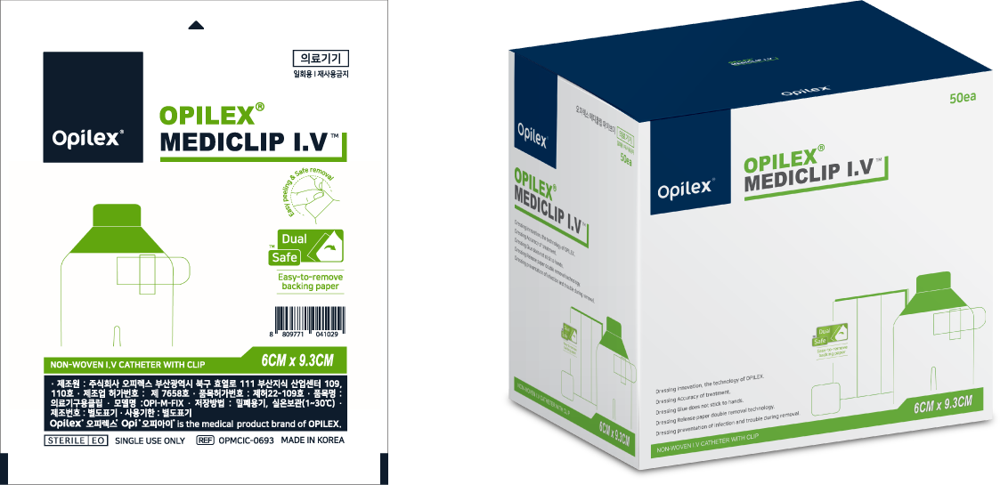Opilex® Mediclip I.V 패키지 이미지